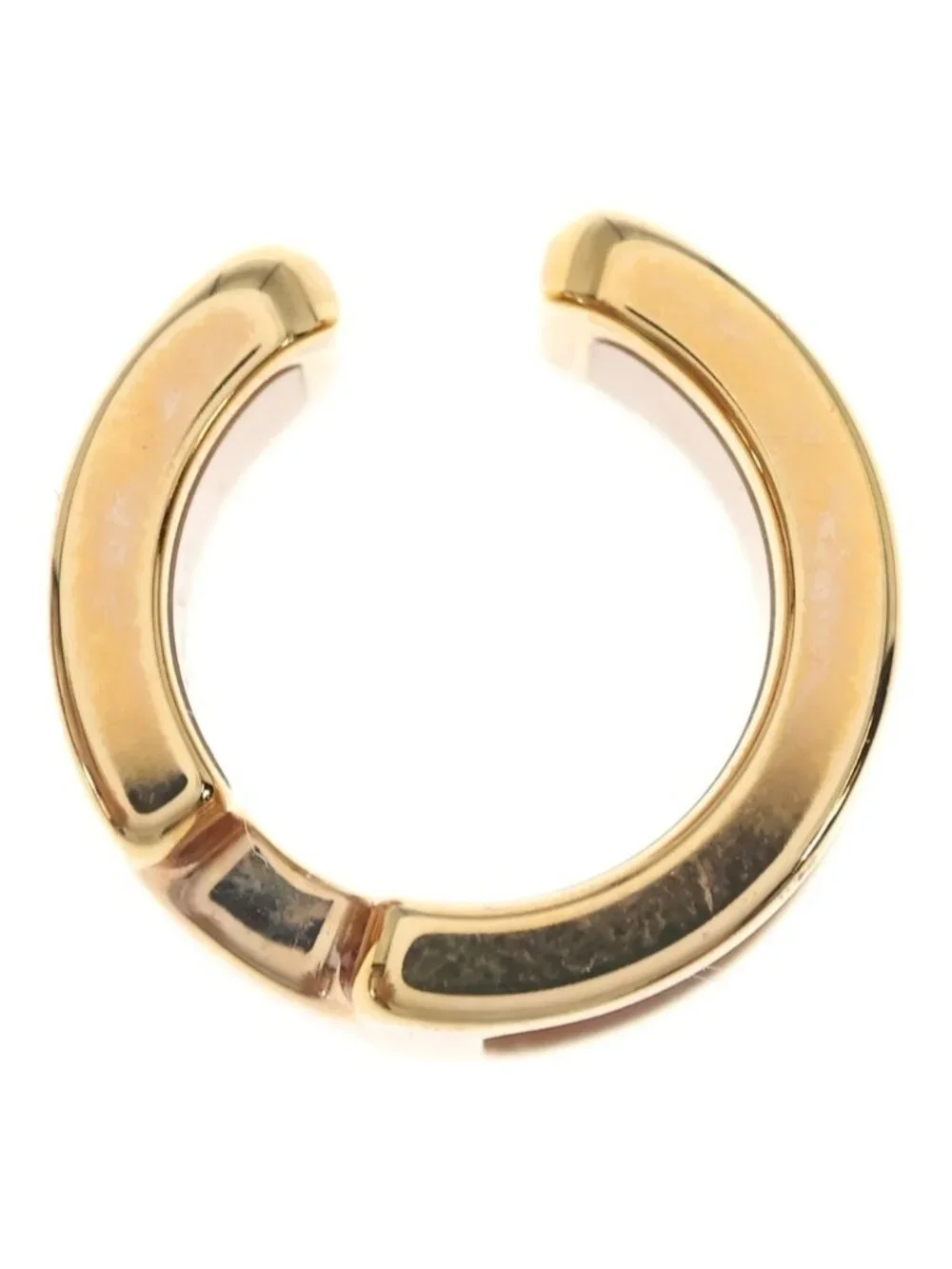 Hermes Olympe PM Ear Cuff Pink Gold Navy Earrings
